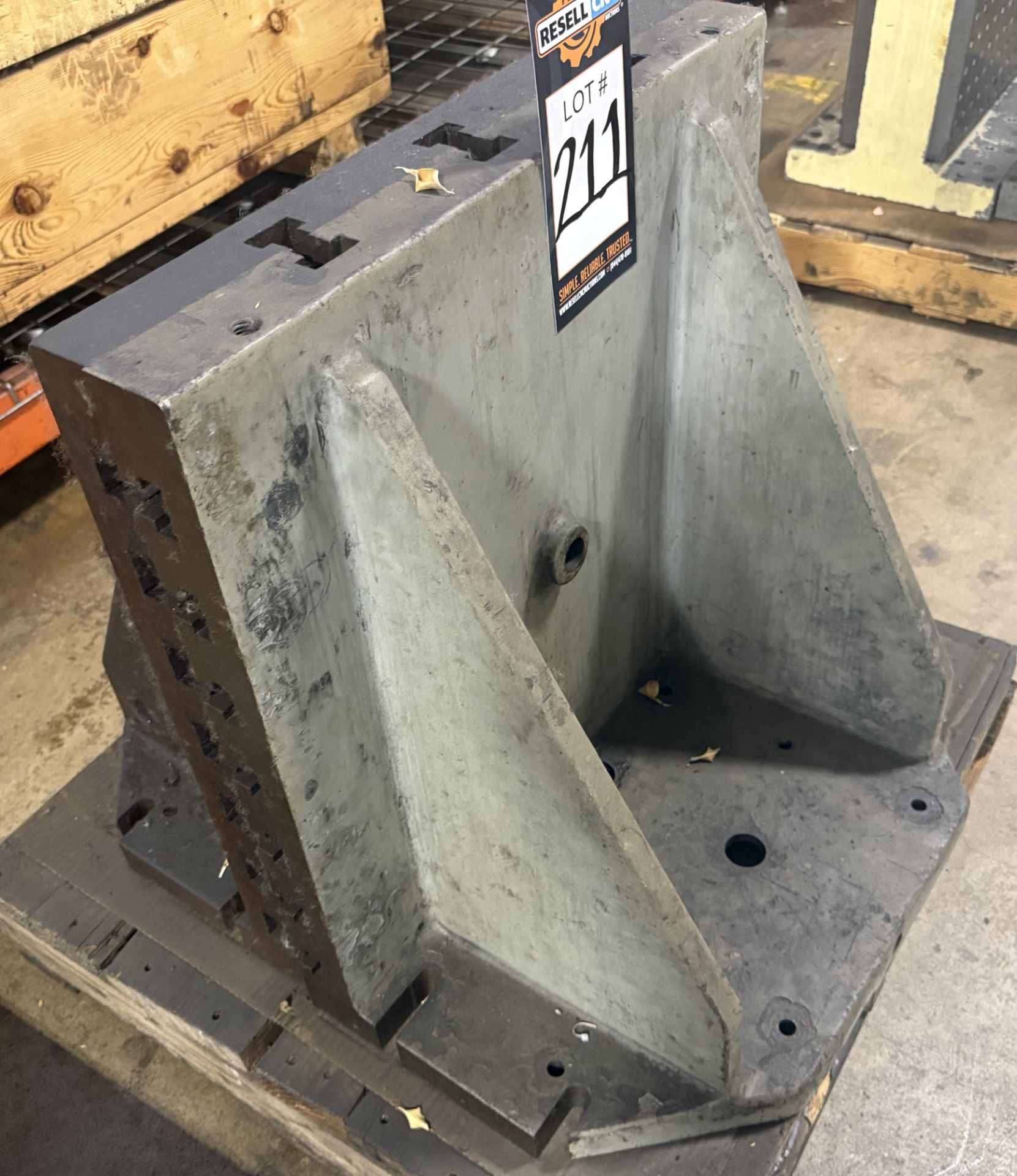 (2) 24" x 2-1/4" x 22-1/2" Angle Plates - Image 3 of 4