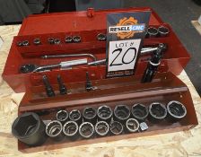 Snap-On Socket & Hex Key Drivers with Wrench & Extensions