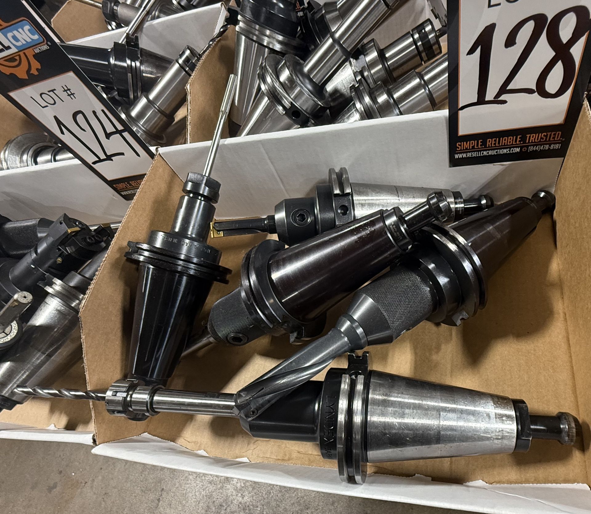 (5) CAT 50 Tool Holders