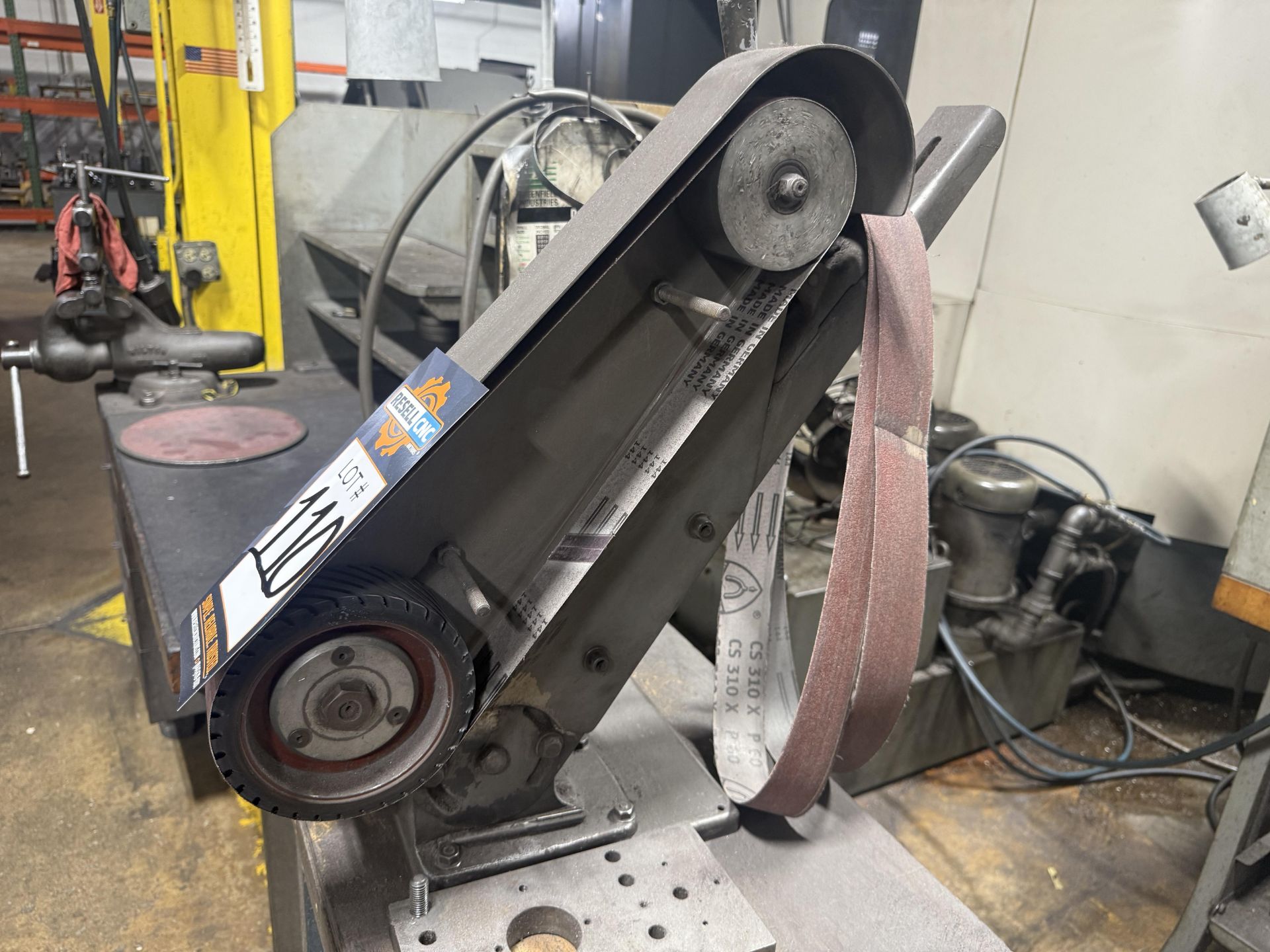 2" Engleberg Model CNZ Belt Sander on Shop Stand - Image 4 of 6