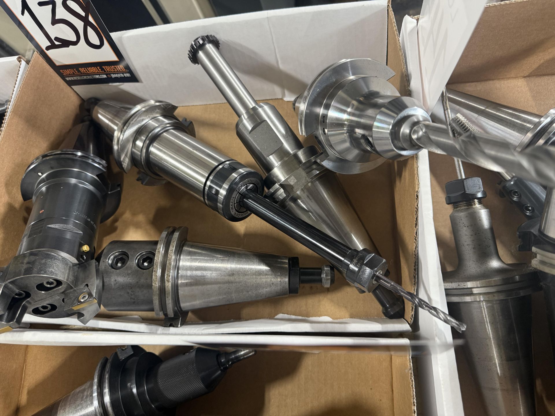 (5) CAT 50 Tool Holders