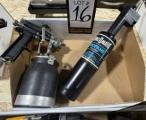 Binks Pneumatic Paint Gun, Bernomatic Propane Torch
