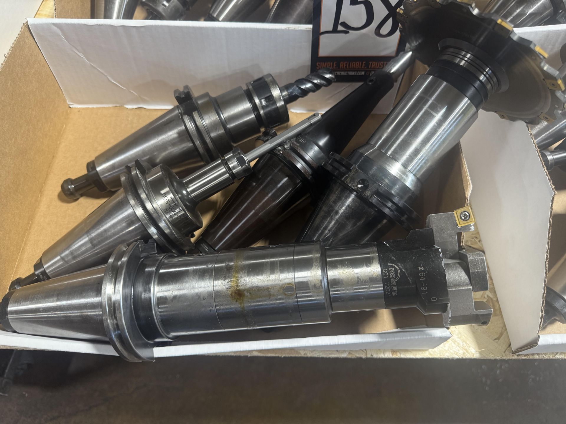 (5) CAT 50 Tool Holders