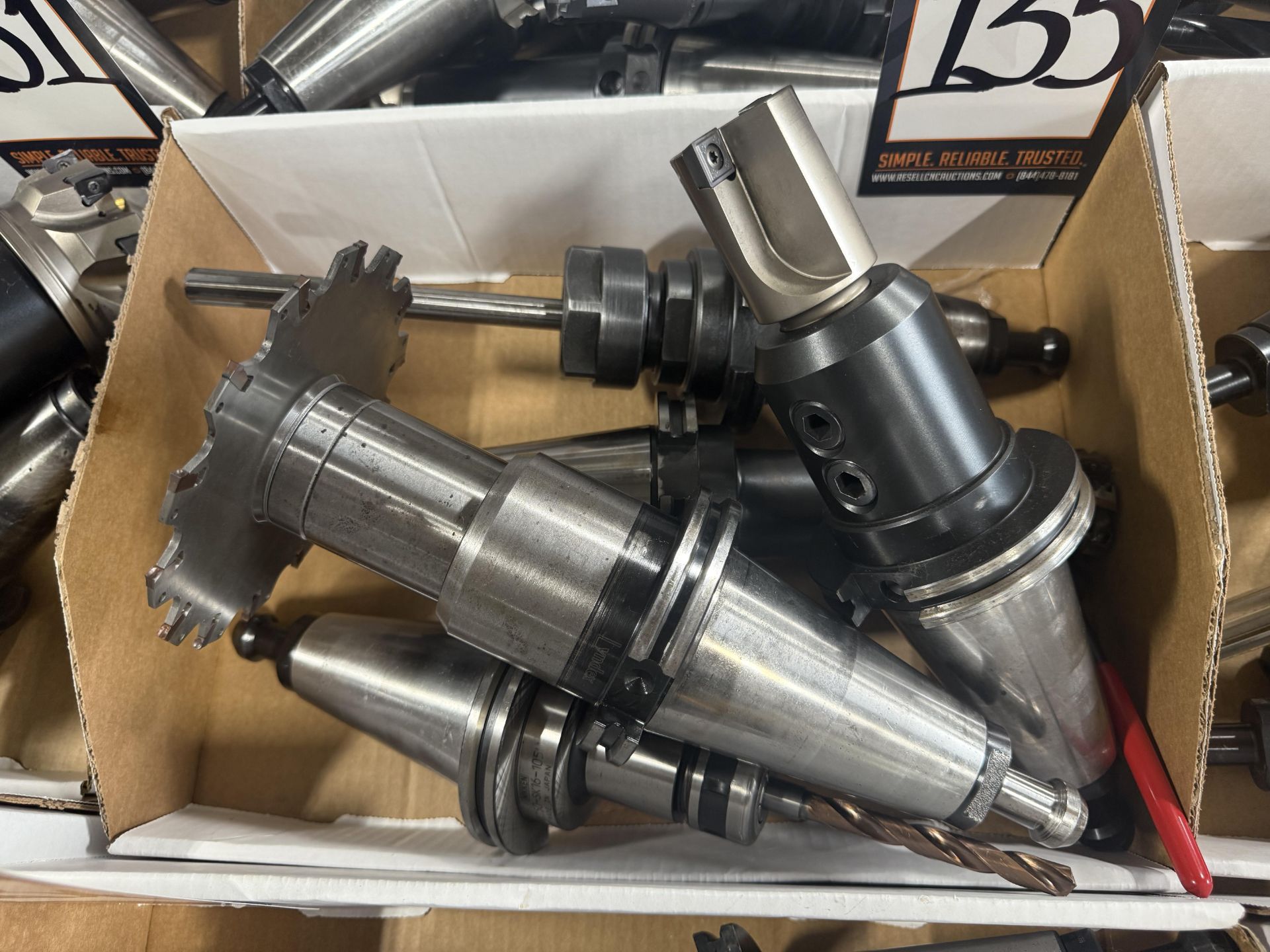 (5) CAT 50 Tool Holders