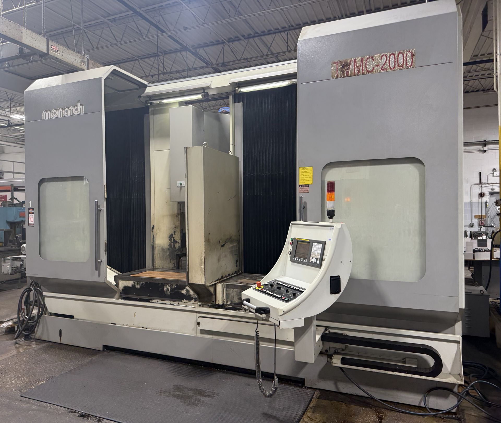 Monarch Model TVMC-2000 CNC Vertical Machining Center (SN: 06ET201 ...