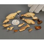 13 Inuit Gaming Pieces Incl. Okvik & Thule Period