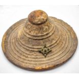 1800s Scarce Islamic Eastern Arabian Rhino hide Buckler shield, Dhal