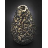 Egyptian Diorite Macehead Vase, Ancient Egypt, Old Kingdom, 3rd to 6th Dynasty