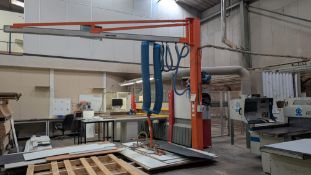 Lifting Equipment. This lot comprises Palamatic Orange Vertical Column with Swing- Out Arm incorpora