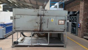 Mobile Funditor Oven. Model: FCH343. Measurements: 2960mm x 1560mm x 2050mm.