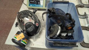 Scott Safety Full Face Mask Respirator. Plus additional Respirator.