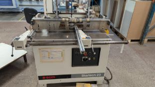2001 SCM Startech 23 Multi- Head Drill/ End Boring Machine.