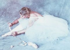 ‡ DOUGLAS HOFFMAN (b.1945) limited edition (43/295) print - entitled, 'La Rhapsodie En Bleu II',