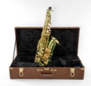 MODERN E-FLAT ALTO SAXOPHONE, bell stamped 'Cranes'; and Vietnamese manufactured student instrumnt