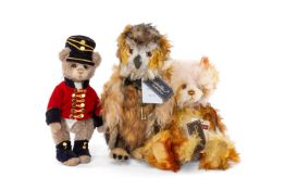 CHARLIE BEARS ISABELLE COLLECTION, comprising Donatello (33/400), Hans (11/350), and Cleversticks (