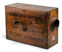 VINTAGE NORWEGIAN PATTERN ROTARY FOGHORN, 38 x 55 x 21cms Provenance: private collection