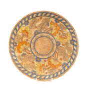 CROWN DUCAL PLAQUE, designed by Charlotte Rhead, 32.5cms (diam.) Provenance: private collection