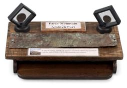 STRIP OF COPPER, mined and smelted at Parys Mountain, Amlwch, recovered from the hull of HMS Victory