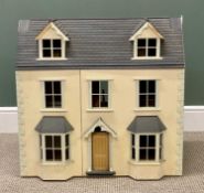 GOOD VINTAGE DOLL'S HOUSE with some contents, 73 (h) x 77 (w) x 49cms (d) Provenance: deceased