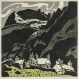 ‡ SIR KYFFIN WILLIAMS RA (Welsh 1918-2006) early limited edition (artist's proof) linocut - entitled