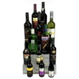 BOTTLES OF ALCOHOL, including Warre's Heritage Port 75cl, Taylor's Late Bottle Vintage Port 1995