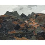 ‡ SIR KYFFIN WILLIAMS RA (Welsh 1918-2006) oil on canvas - titled in black ink verso 'Moelwyn Bach