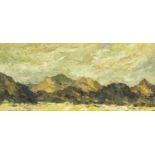 ‡ SIR KYFFIN WILLIAMS RA (Welsh 1918-2006) oil on canvas, circa 1959 - entitled 'Snowdon and the