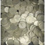 QUANTITY OF PRE-1947 BRITISH COINS, including crowns and half-crowns, approx. 2325g Provenance:
