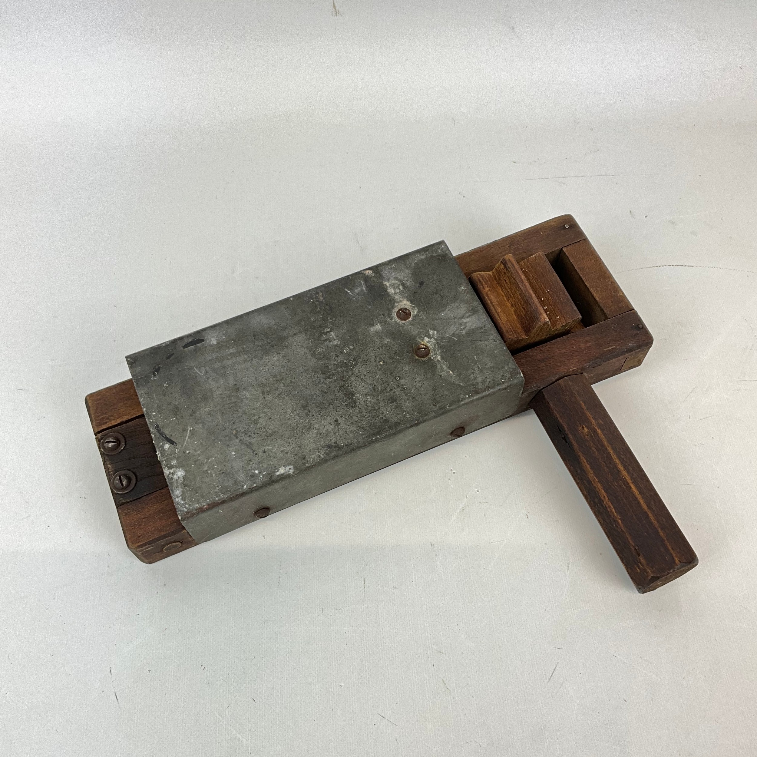 A vintage football rattle clacker, L31cm H22cm.