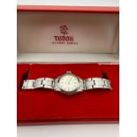 Ladies Tudor Rolex Oyster Princess with original box Rotor Self Winding  scratches to glass