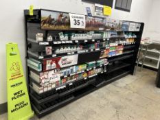 9FT OF TOBACCO MERCHANDSIING SHELVING