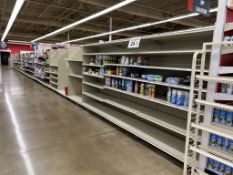 92FT OF MADIX GONDOLA SHELVING