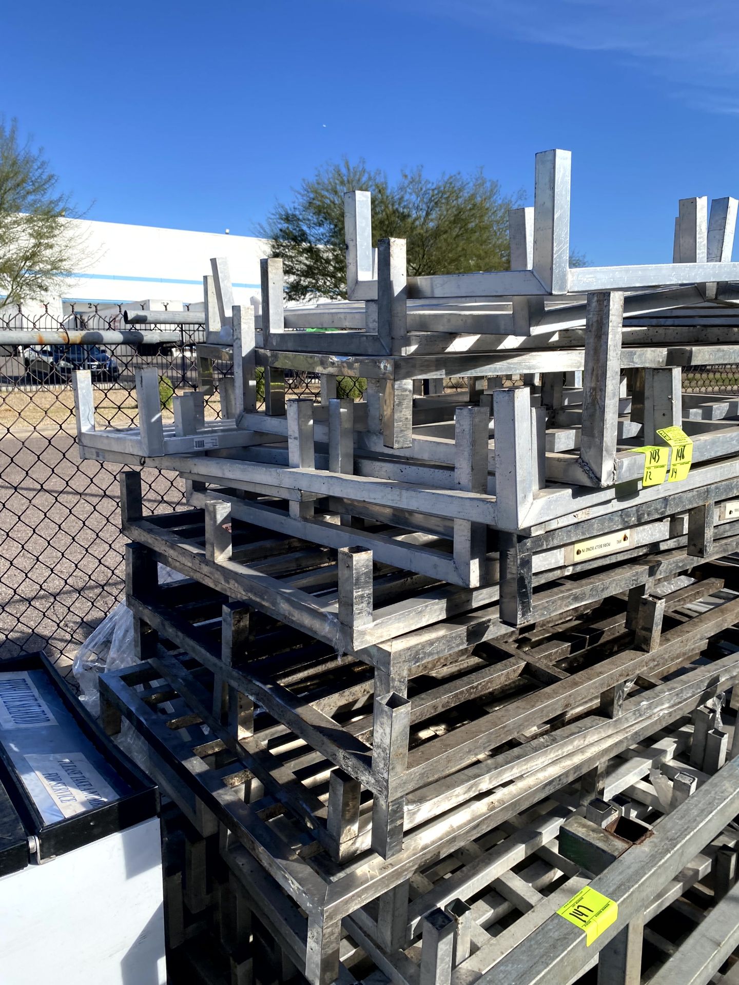 26 DUNNAGE RACKS ON PALLET, FIRST COME FIRST PICK