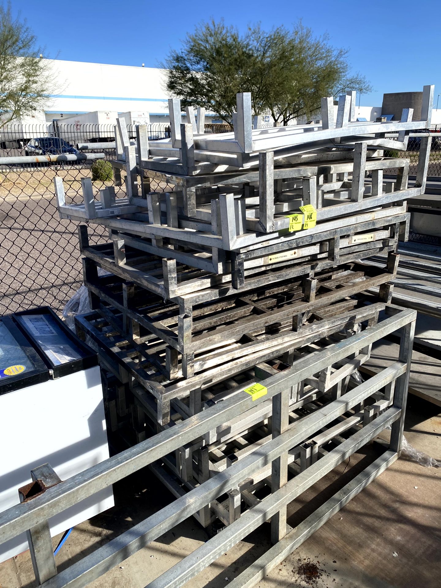 26 DUNNAGE RACKS ON PALLET, FIRST COME FIRST PICK