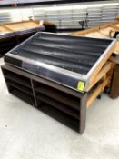 6FT WOOD SLANT PRODUCE TABLES