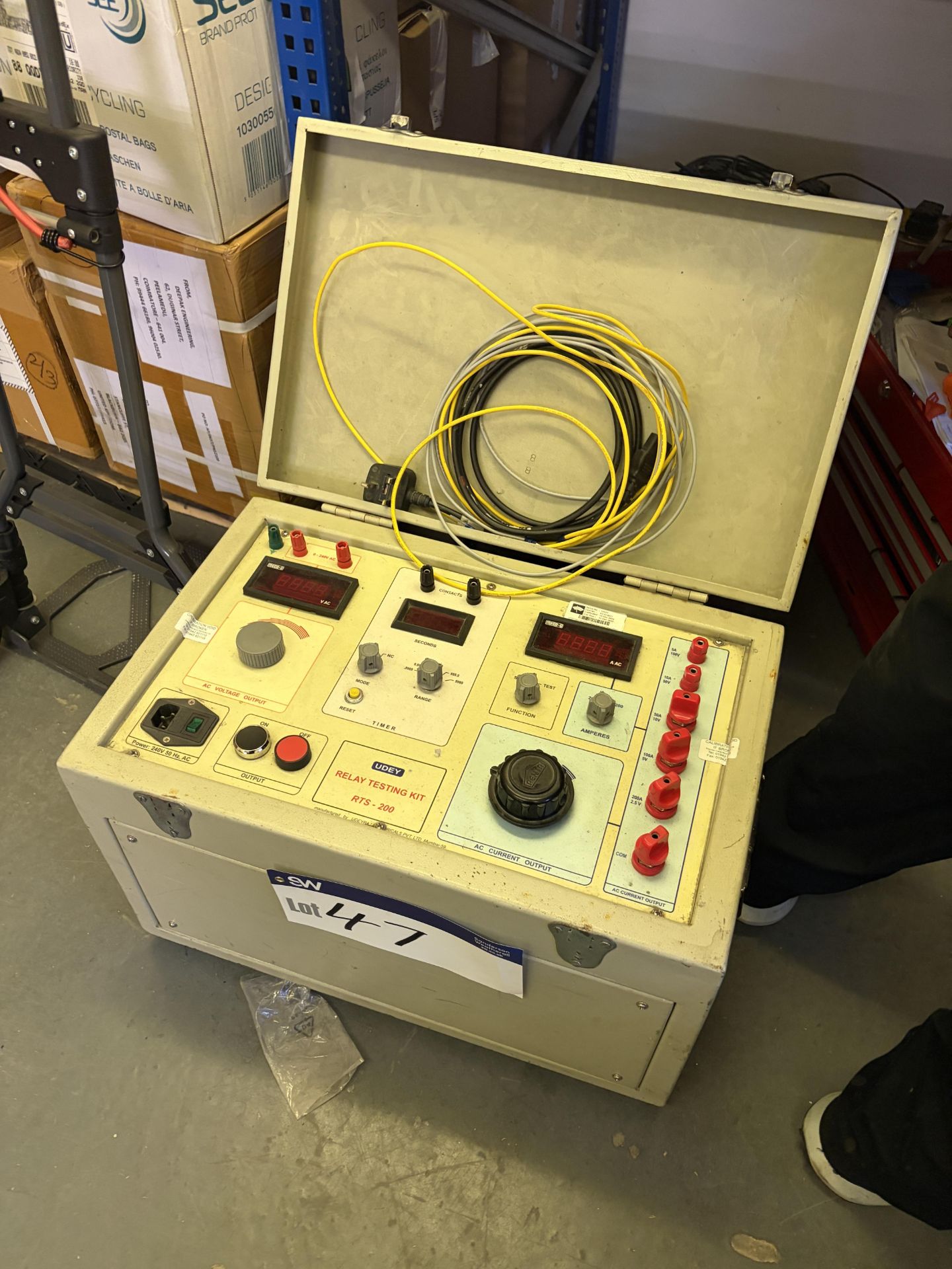 Secondary Current Injection Test Set, last calibrated 12/12/2024 Please ...