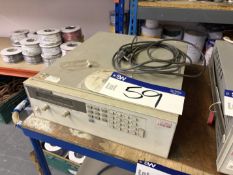 Hewlett Packard 6655A Amp Stabilised Power Supply, 0-120V/ 0-4A Please read the following