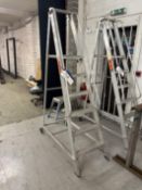 LSI Six Tread Aluminium Warehouse Stepladder Please read the following important notes:- ***Overseas