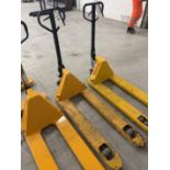 Hand Hydraulic Pallet Truck, 2500kg cap. Weight:  100kg HS Code:  84279000 Quantity:  1 Please
