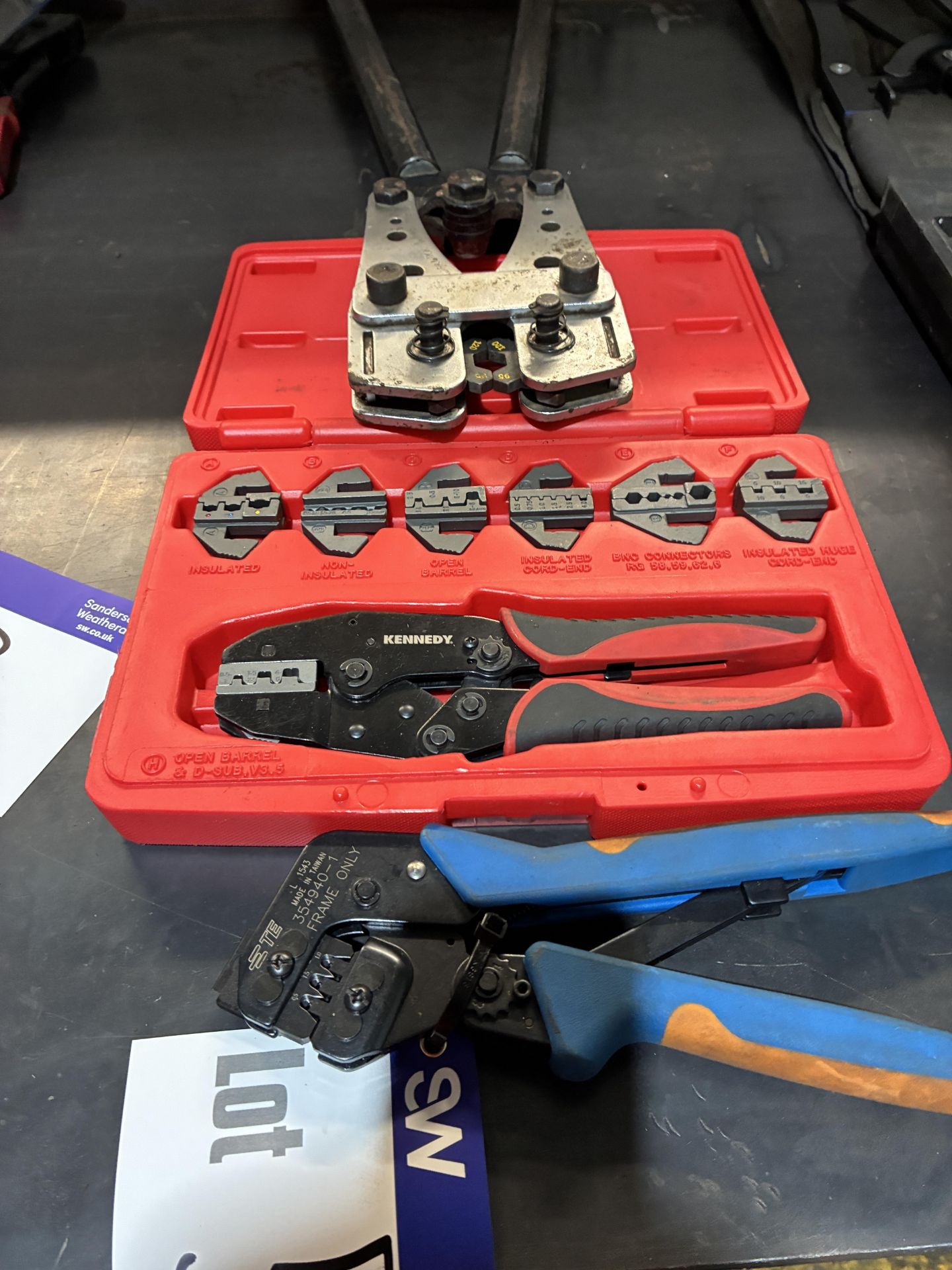 Quantity of Terminal Crimping Tools (metalwork workshop) Please read the following important notes:- - Image 2 of 3