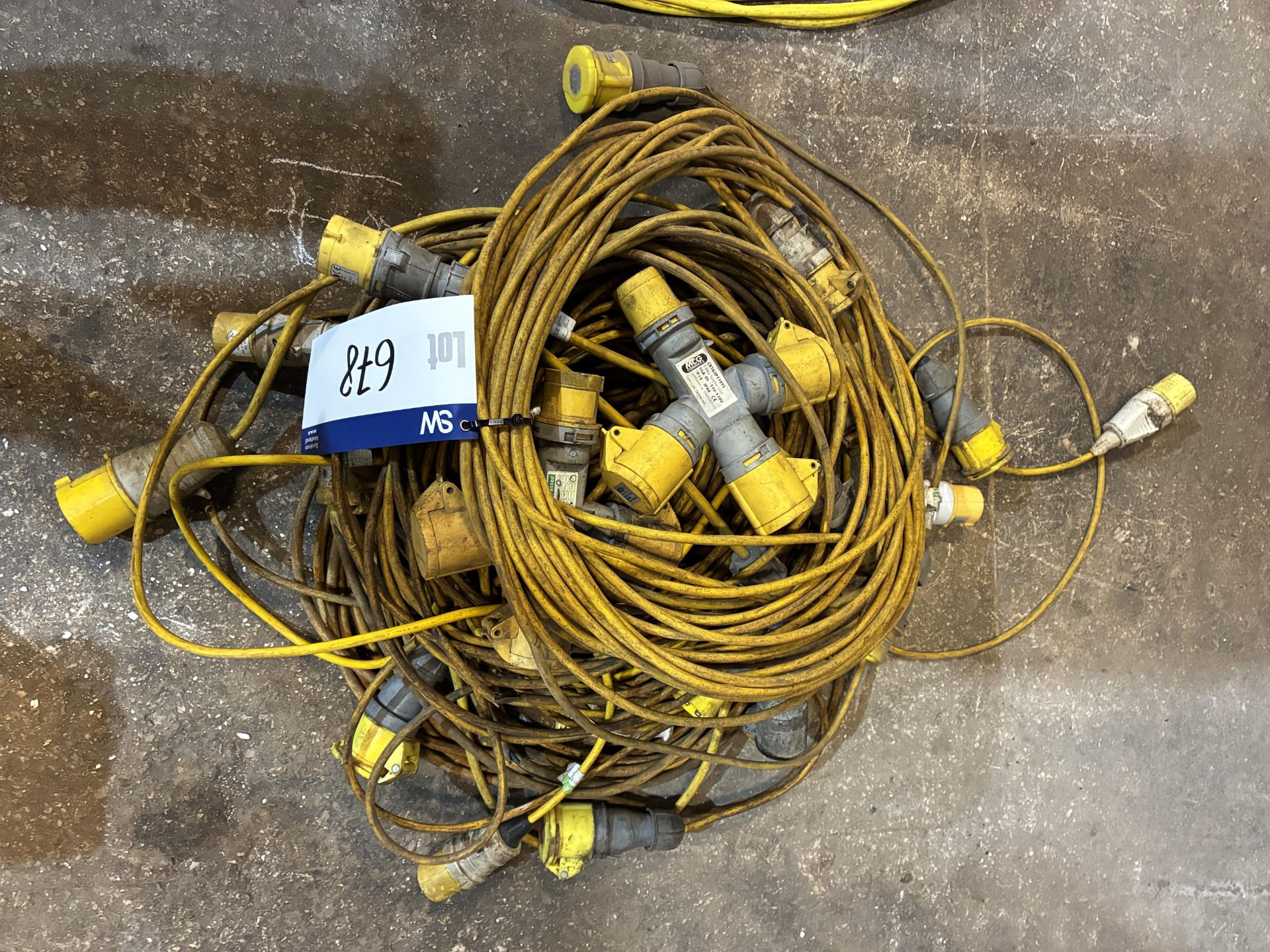 Quantity of 110V Extension Cables (power tool area) Please read the following important notes:- ***