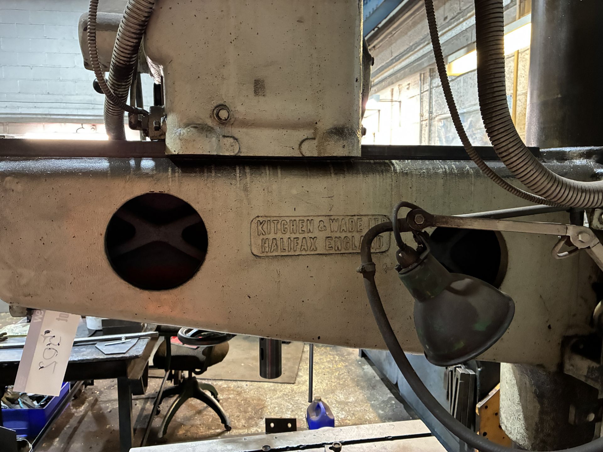 Kitchen & Wade Type 46E32 Radial Arm Drill, year of manufacture 1957, 3-phase, 415V, 50Hz, with - Image 5 of 13