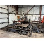 Techserv Twin Head Laser Guided Manually Operated Plasma Cutting Station, with 12 speed 360