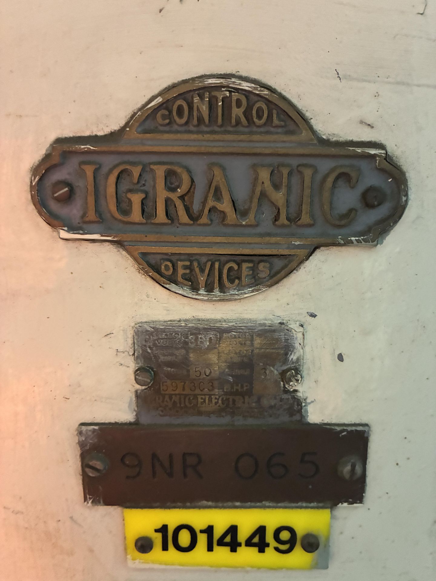 Kitchen & Wade Type 46E32 Radial Arm Drill, year of manufacture 1957, 3-phase, 415V, 50Hz, with - Image 7 of 13