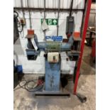 Fagersta Secoroc Twin Head Pedestal Grinder, 3-phase, 400V, 50Hz (power tool area) Please read the