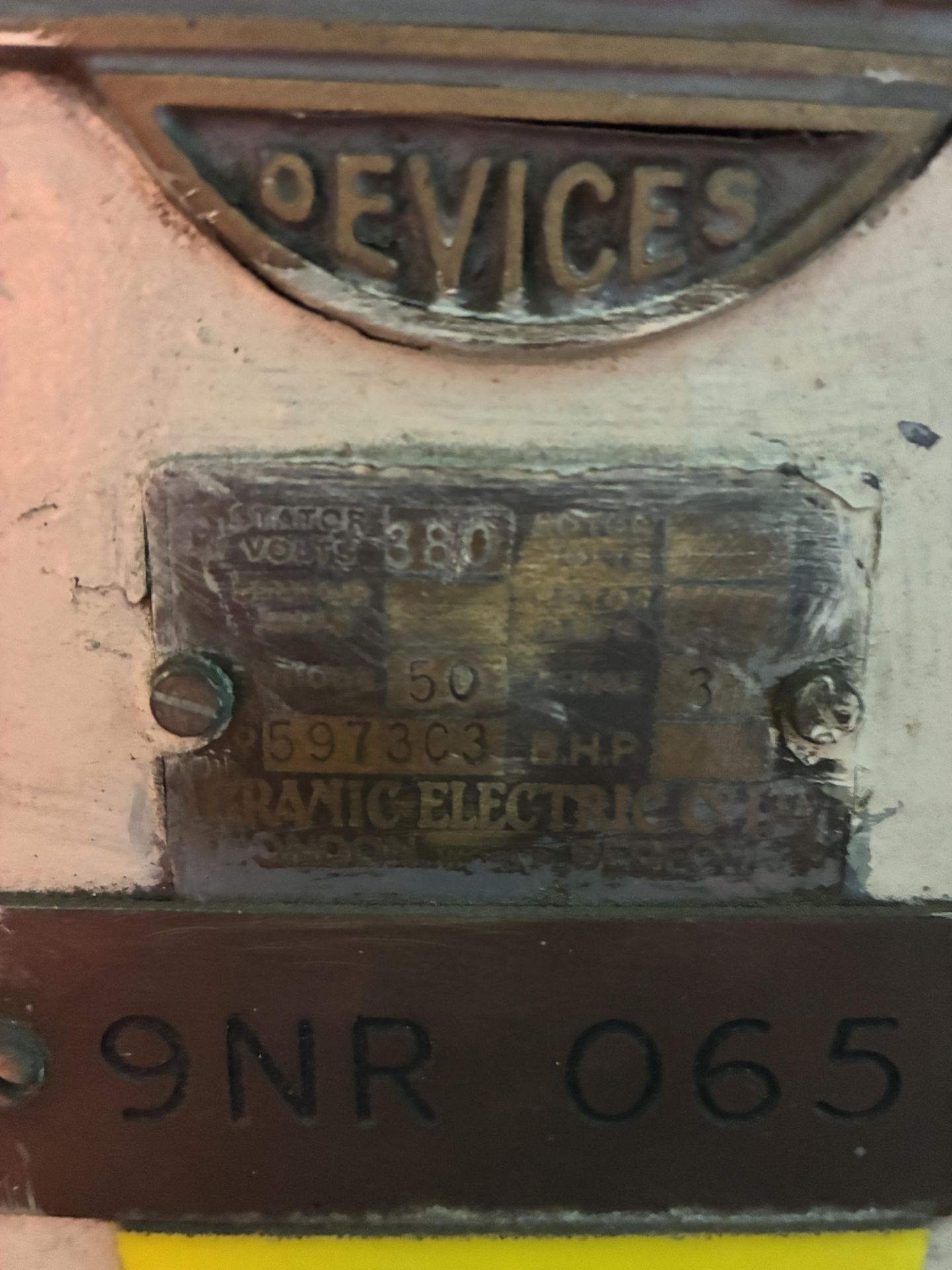 Kitchen & Wade Type 46E32 Radial Arm Drill, year of manufacture 1957, 3-phase, 415V, 50Hz, with - Image 8 of 13