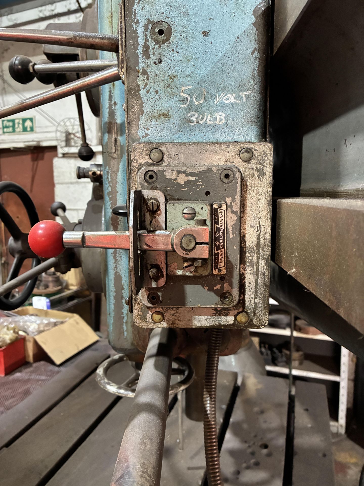 Kitchen & Wade Type 46E32 Radial Arm Drill, serial no. 20038, year of manufacture 1957, 3-phase, - Image 8 of 14