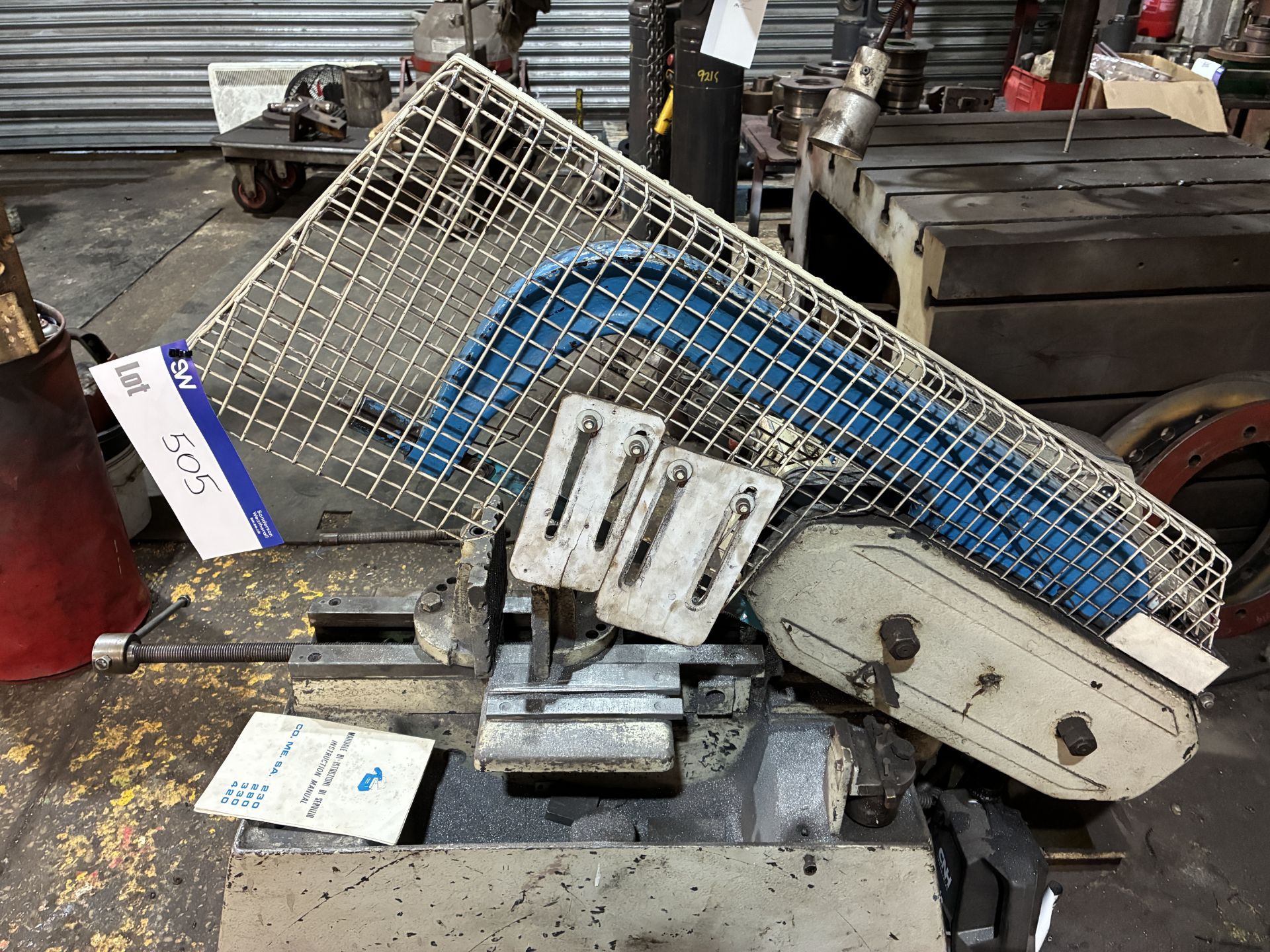 Comesa 230-280-330-420 Range Metal Hack Saw, 3-phase, 415V, 50Hz, with manuals (metalwork - Image 6 of 8