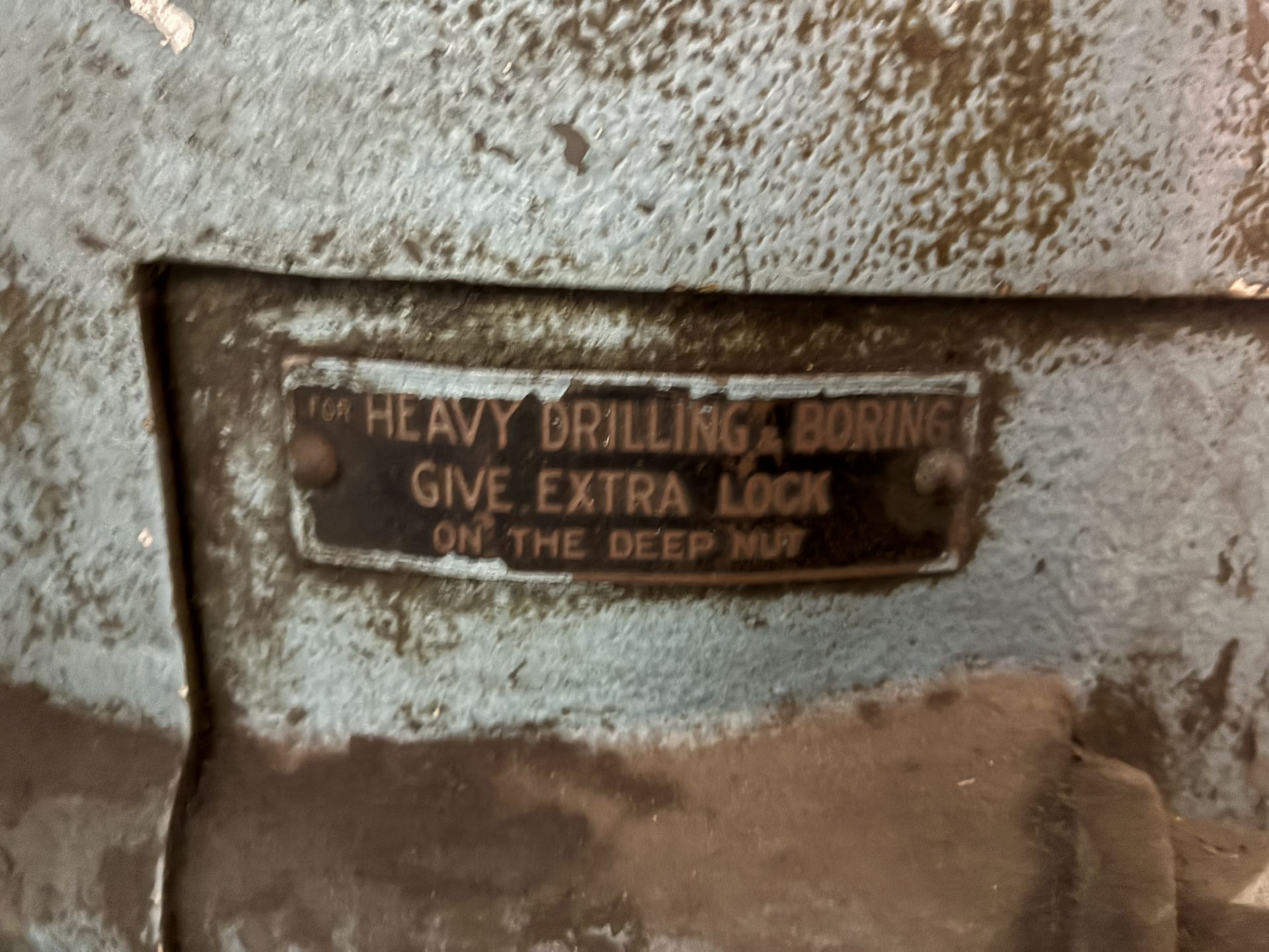 Kitchen & Wade Type 46E32 Radial Arm Drill, serial no. 20038, year of manufacture 1957, 3-phase, - Image 14 of 14