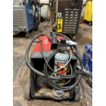 Clarkweld Mig 135 TE Turbo Mig Welder, on wheels (welding area) Please read the following
